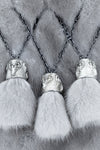 Sapphire Mink and Stag Sporran