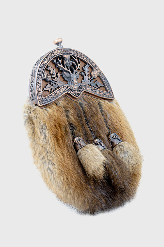 Musquash and Copper Stag Sporran