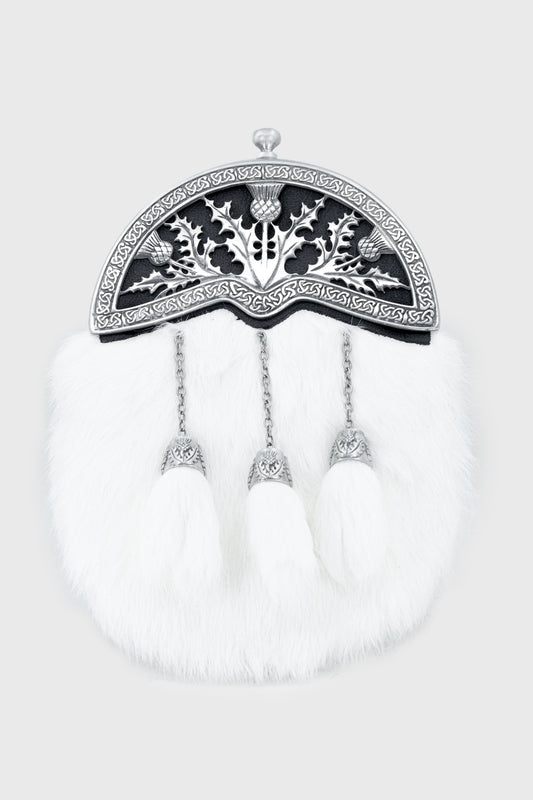 White Rabbit & Thistle Sporran