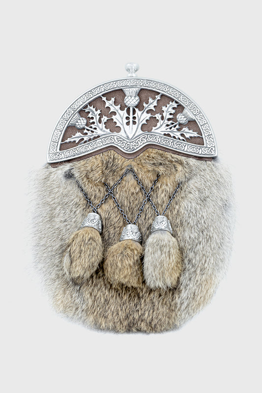 Brown Wild Rabbit Thistle Dress Sporran