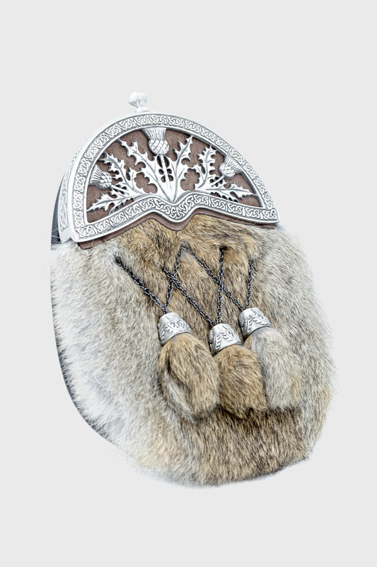 Brown Wild Rabbit Thistle Dress Sporran