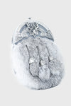 Grey Chinchilla Fur Stag Dress Sporran