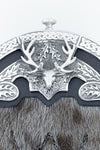 Mid Grey Seal Stag Dress Sporran