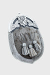 Mid Grey Seal Stag Dress Sporran