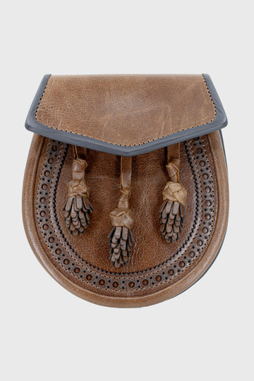 Rust Brogue Day Sporran