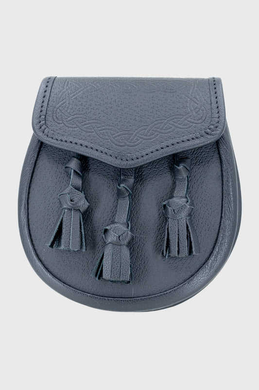 Black Leather Sporran