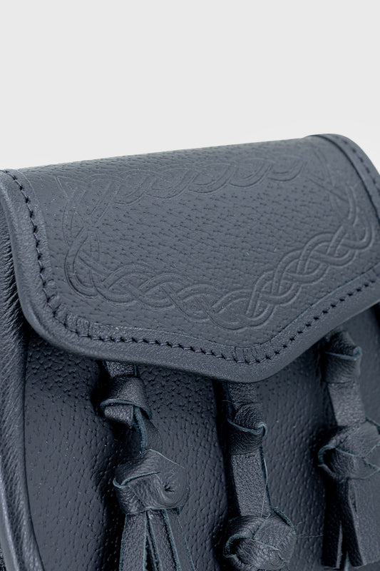 Black Leather Sporran