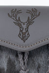 Brown Leather and Grey Sporran