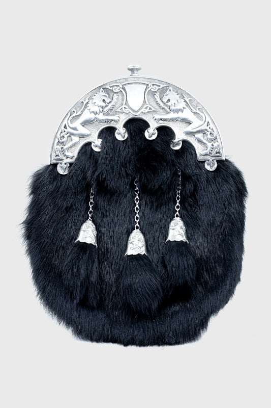Pride Black Rabbit Dress Sporran