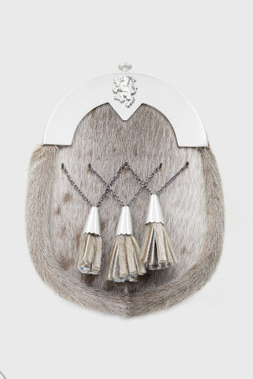 Pride Grey Seal Skin Dress Sporran