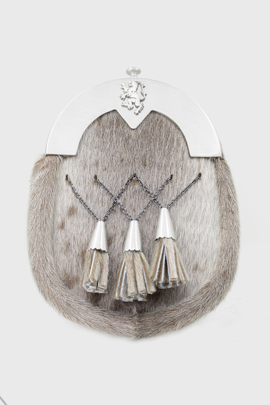 Pride Grey Seal Skin Dress Sporran