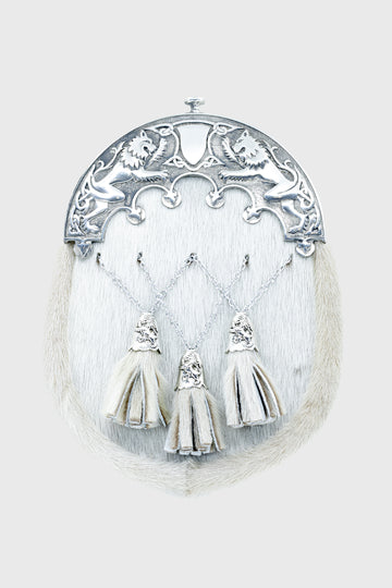 Pride Grey Seal Skin Dress Sporran