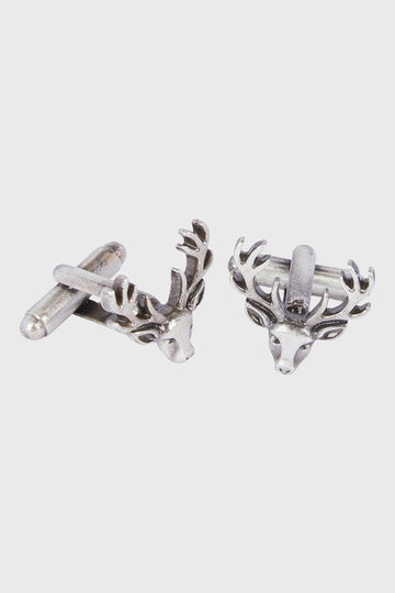 Stag Head Cufflinks - Matt