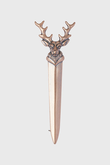 Stag Head Kilt Pin - Copper