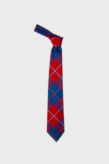 Galloway Red Modern Tartan Tie