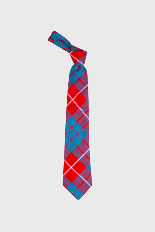 Hamilton Red Modern Tartan Tie