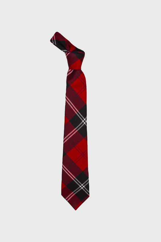 Ramsay Red Modern Tartan Tie