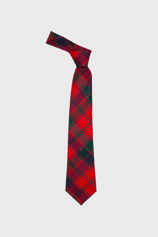 Robertson Red Modern Tartan Tie