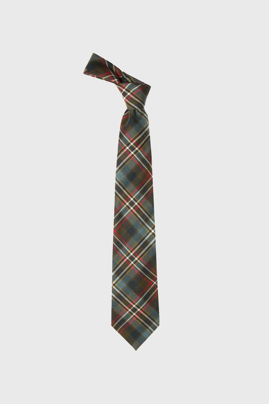 Scott Green Weathered Tartan Tie