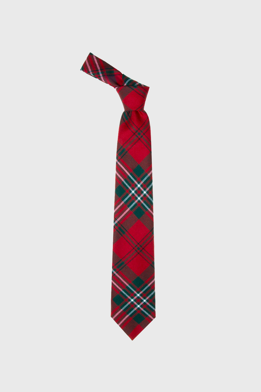 Scott Red Modern Tartan Tie