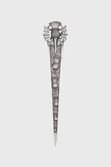 Thistle Pewter Kilt Pin - Matt