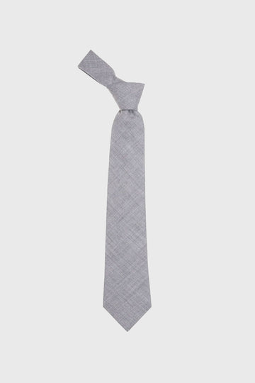 Light Grey Wool Tie