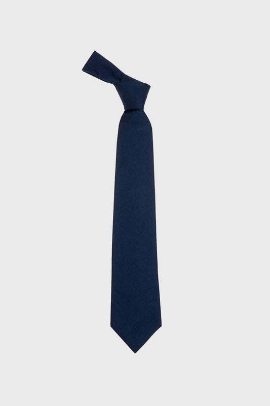 Navy Wool Tie
