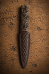 Wild Thistles Resin Sgian Dubh - Bronze
