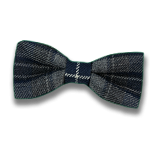 Midnight Pride of Scotland Tartan Wool Bow Tie