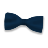 Navy Silk Bow Tie
