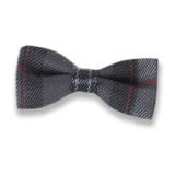 Silver Pride of Scotland Tartan Wool Bow Tie
