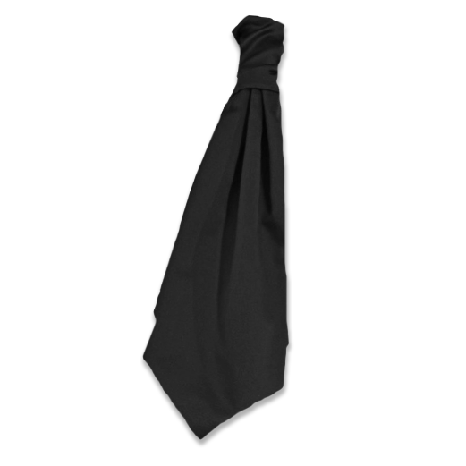 Black Silk Cravat