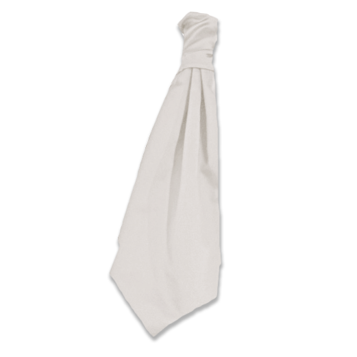 Ivory Silk Cravat