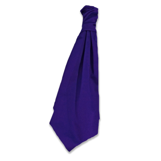 Purple Silk Cravat