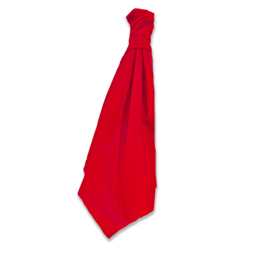 Scarlet Silk Cravat
