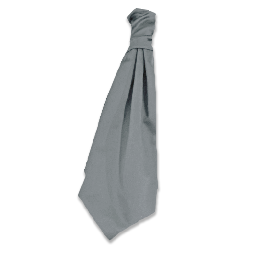 Silver Silk Cravat