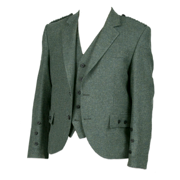 Dark Green Crail Tweed