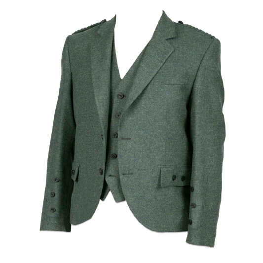 Dark Green Crail Tweed
