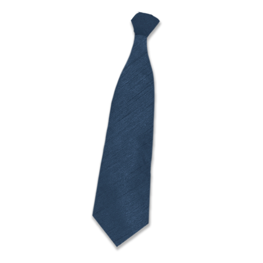 French Navy Silk Tie
