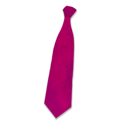 Fuchsia Silk Tie