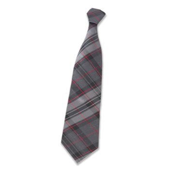 Silver Pride of Scotland Tartan Silk Tie