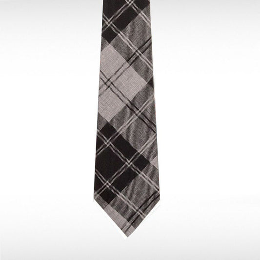 Douglas Grey Modern Tartan Tie