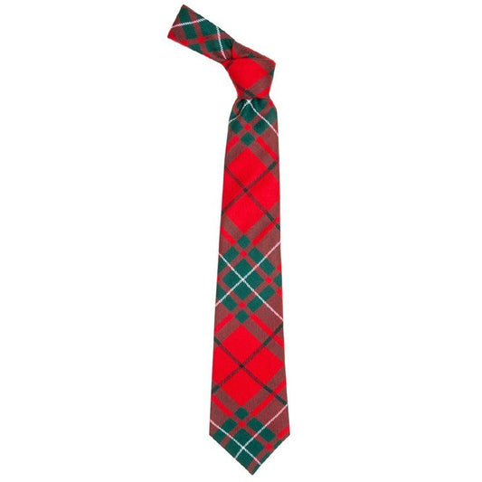 Macauley Red Modern Tartan Tie