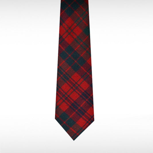 Ross Red Modern Tartan Tie