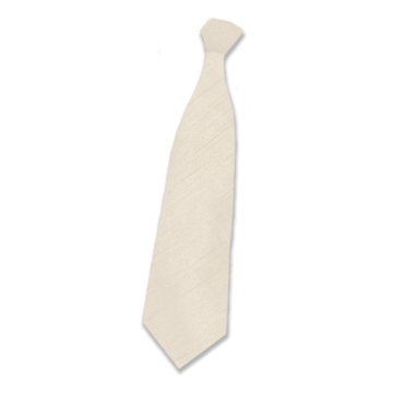 Ivory Silk Tie
