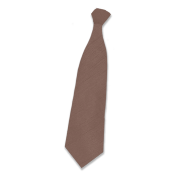 Mid Brown Silk Tie