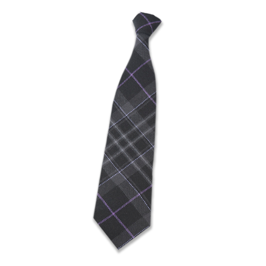 Platinum Pride of Scotland Tartan Wool Tie