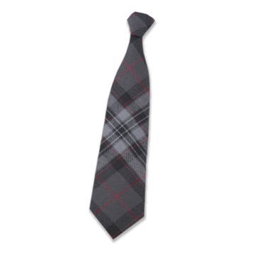 Silver Pride of Scotland Tartan Wool Tie
