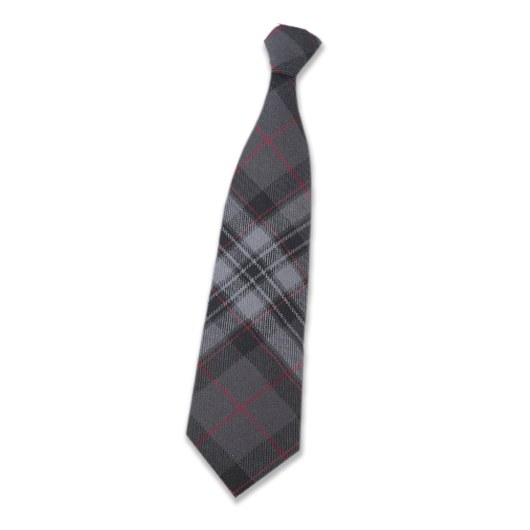 Silver Pride of Scotland Tartan Wool Tie