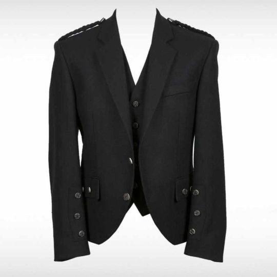 Black Crail Jacket & Waistcoat